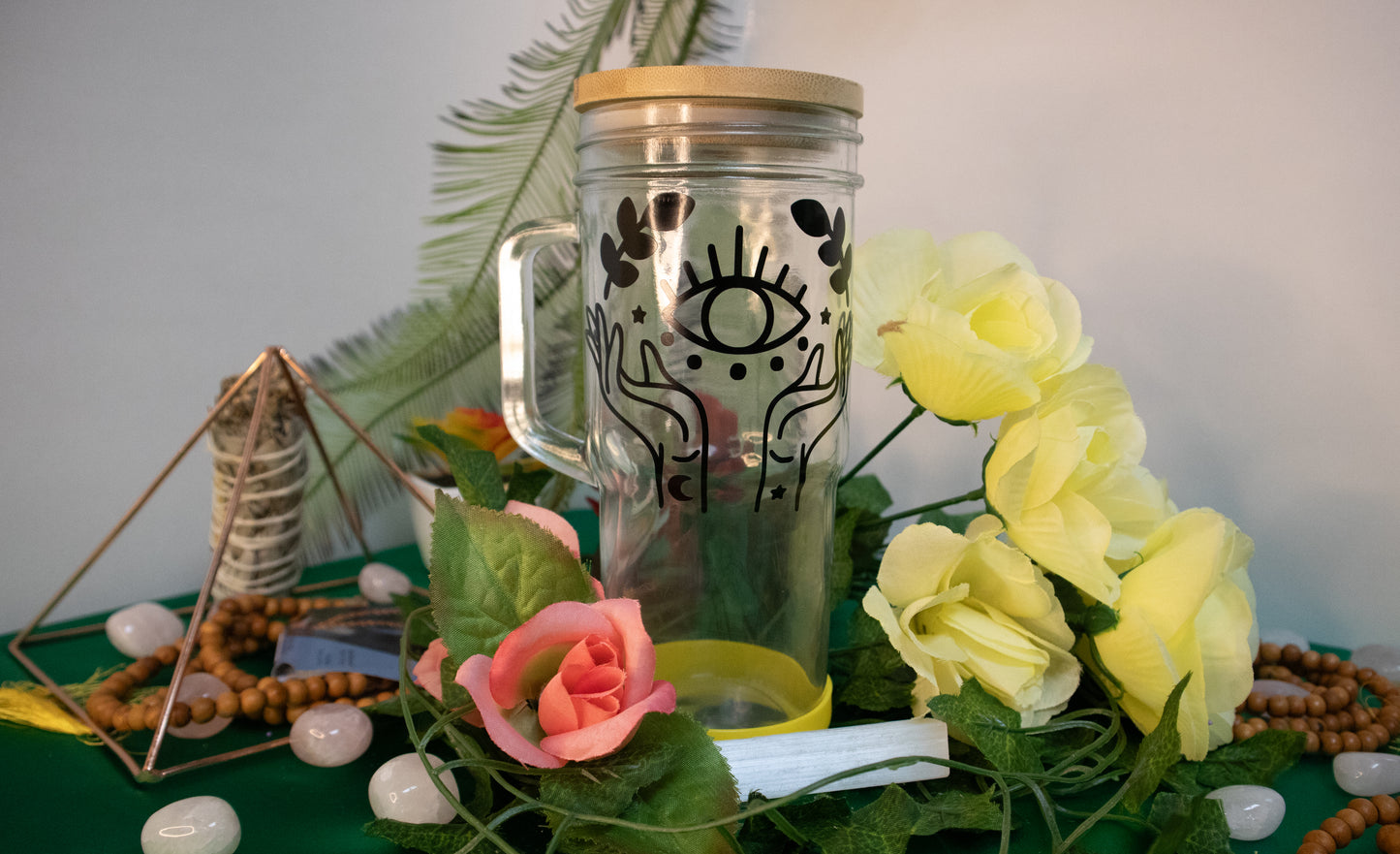 Glass Cups With Design