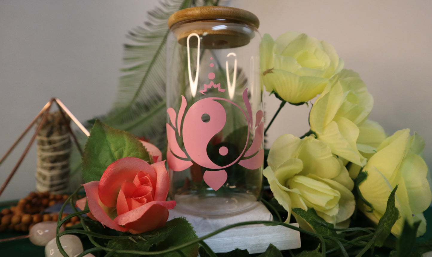 Glass Cups With Design