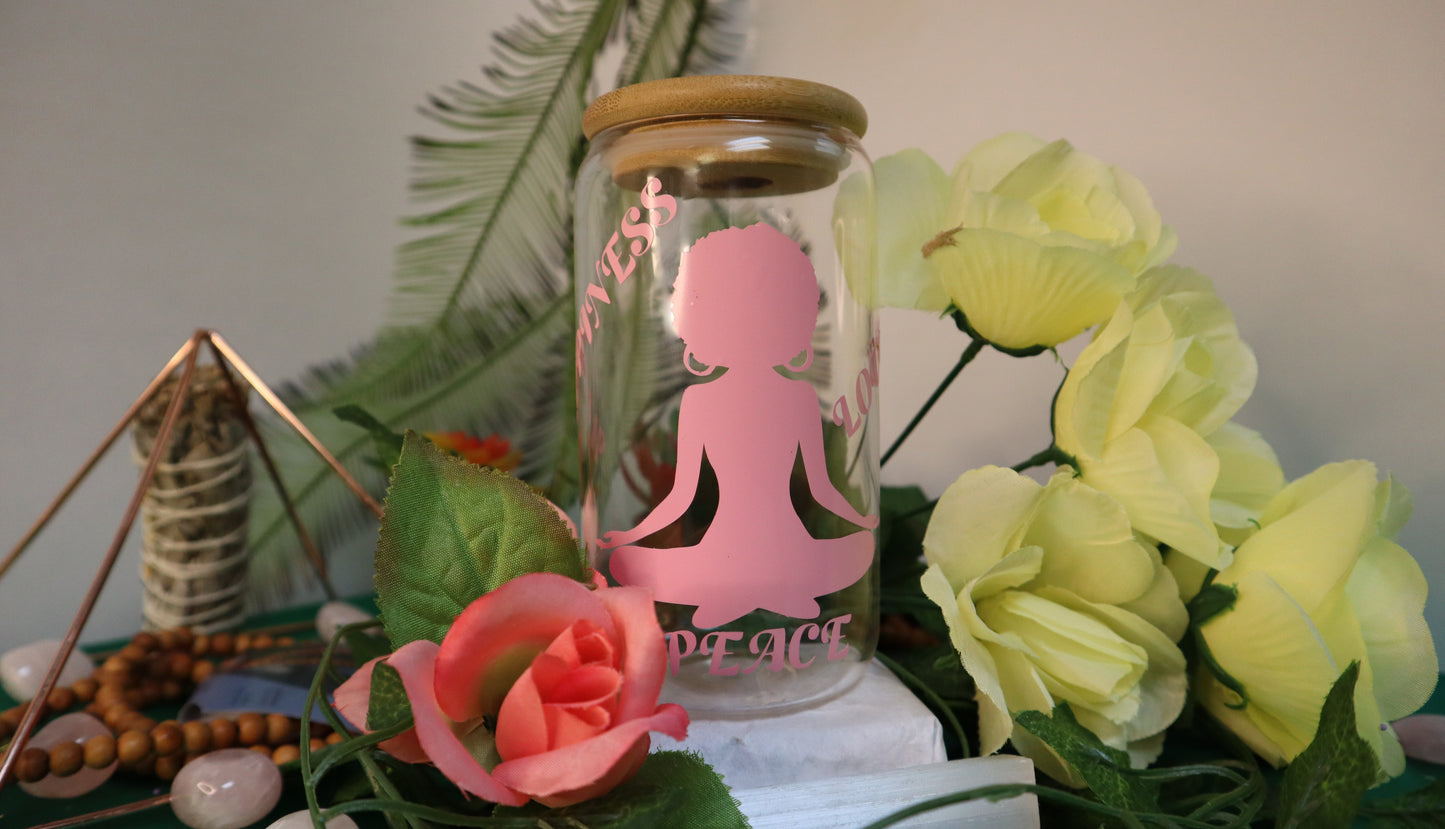 Glass Cups With Design